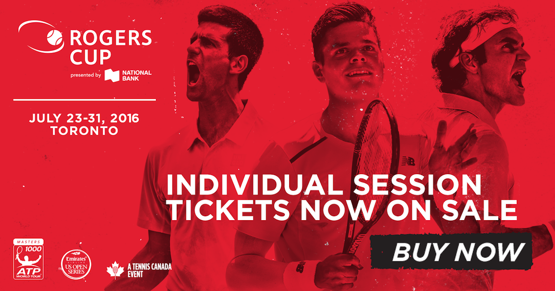 Rogers Cup tickets on sale January 18 Tennis Canada