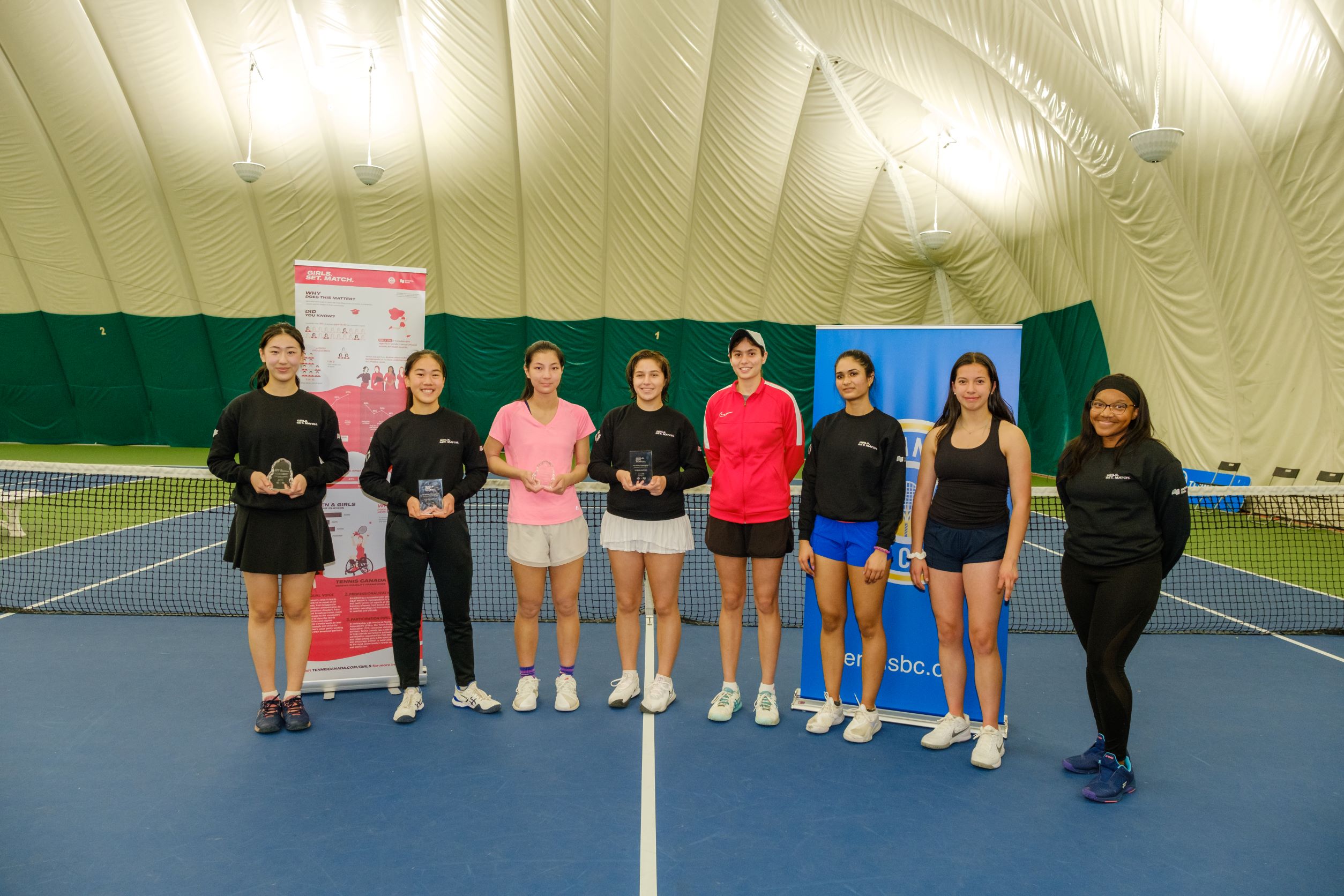 Inaugural Girls. Set. Match. Tie-break Tournament presented by National  Bank held on Saturday - Tennis Canada