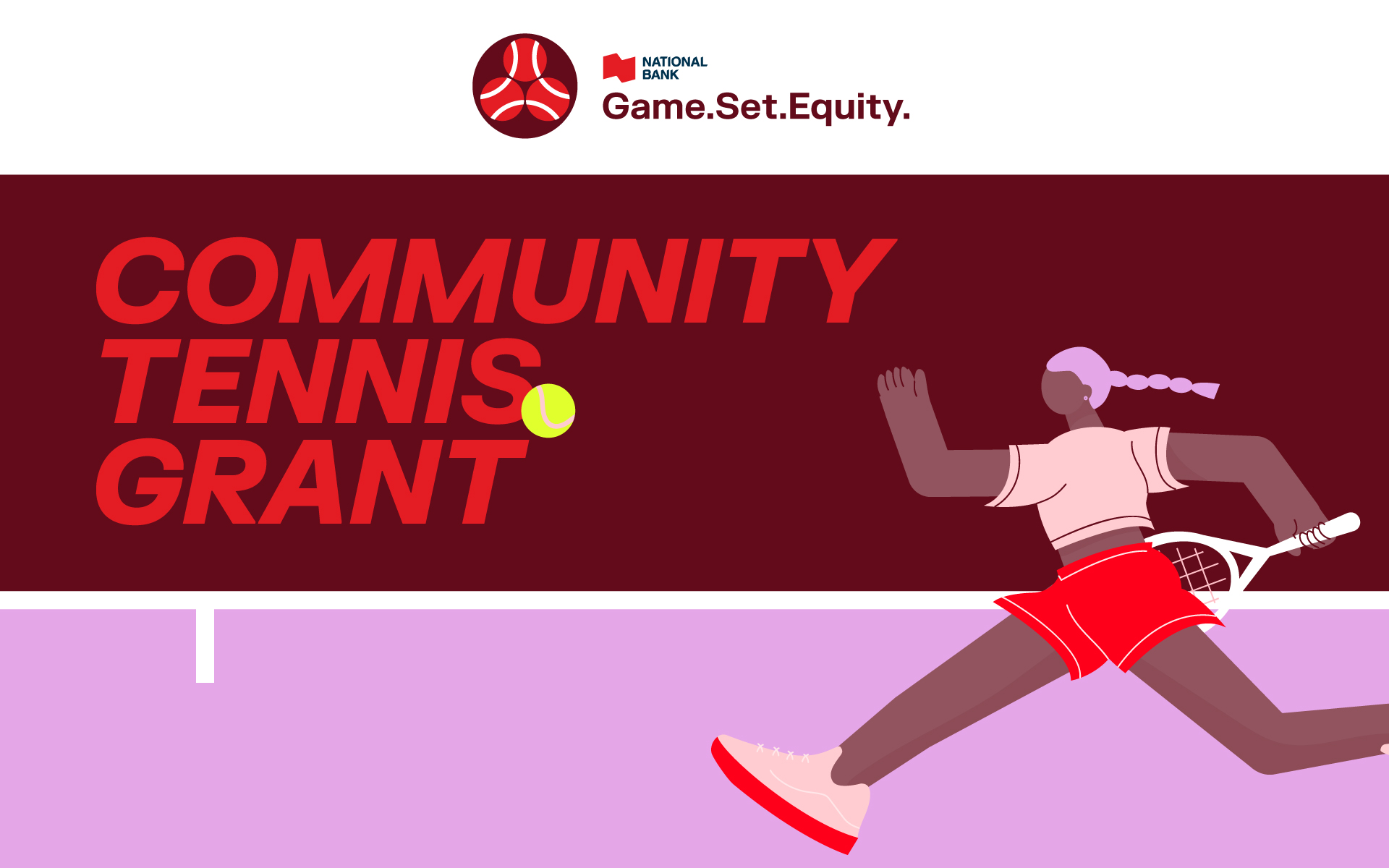 Tennis Canada and National Bank award eight grants as part of the