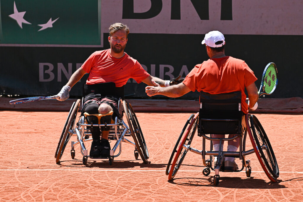 Rob Shaw and David Wagner compete at Roland-Garros 2024