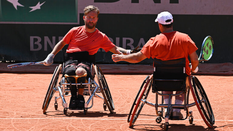 Rob Shaw and David Wagner compete at Roland-Garros 2024