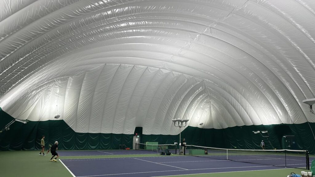 Indoor Courts at the Oak Bay Recreation Centre, which hosted with final Canadian ITF Masters event of 2024 in Victoria, BC.