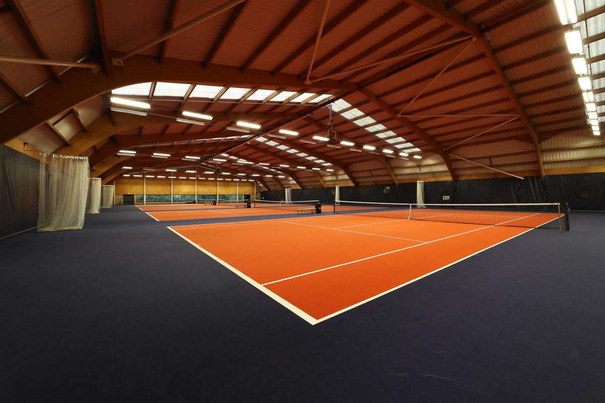 The courts at the David Lloyd Club of Glasgow, which hosted an ITF Masters event last month won by Canada's Keith Porter.